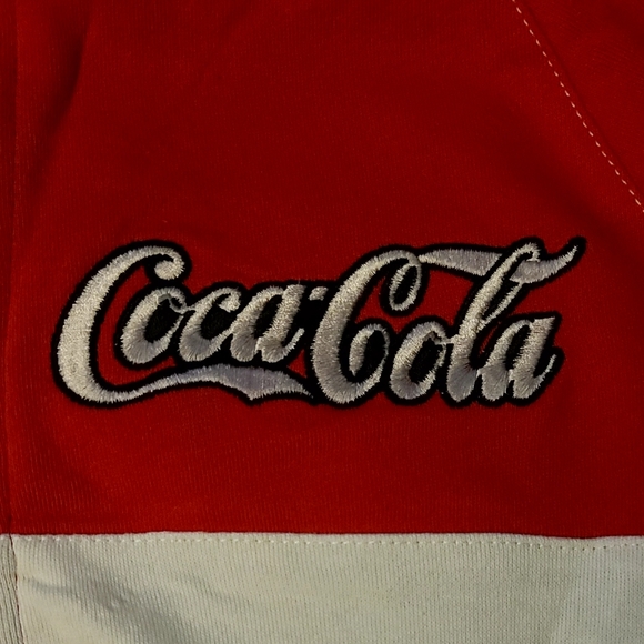 Vintage Collectible Coca-Cola Track Jacket Full Zip Crew Neck Sz XS NWT - Picture 7 of 8